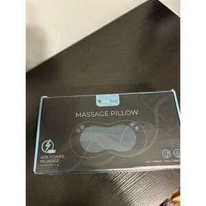 ChillTreat Massage Pillow Heat Option Neck Shoulder Back Pain Relief